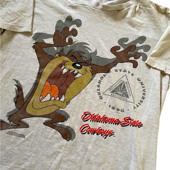 American Vintage Other - 1993 Warner Bros Taz Oklahoma State Cowboys Tee